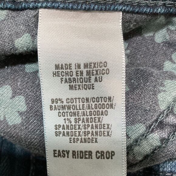 Lucky Brand easy Rider crop size 14 - Picture 6 of 9